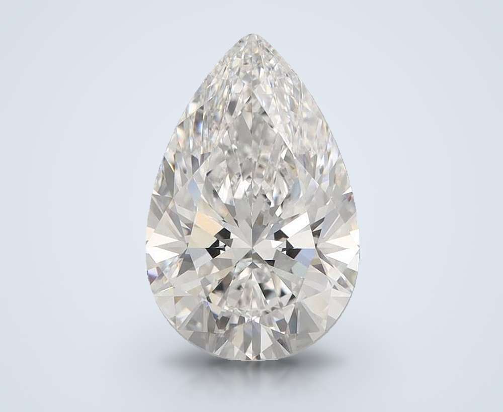 3.58 Carat Pear Lab Diamond