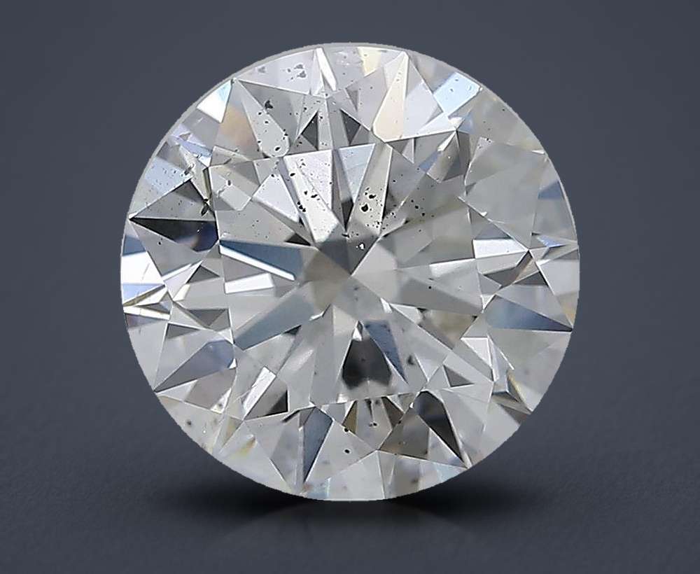 3.00 Carat Round Natural Diamond