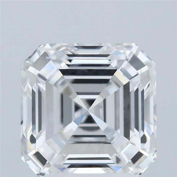 3.01ct D VS1 Rare Carat Ideal Cut Asscher Lab Grown Diamond