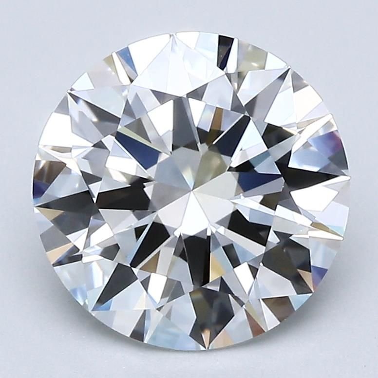 3.07ct F VVS2 Excellent Cut Round Diamond