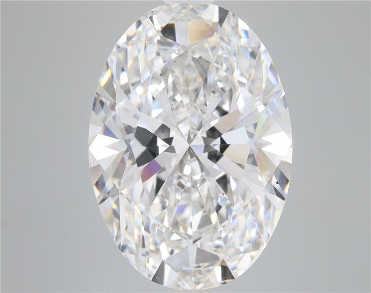 10.69ct F VS2 Rare Carat Ideal Cut Oval Lab Grown Diamond