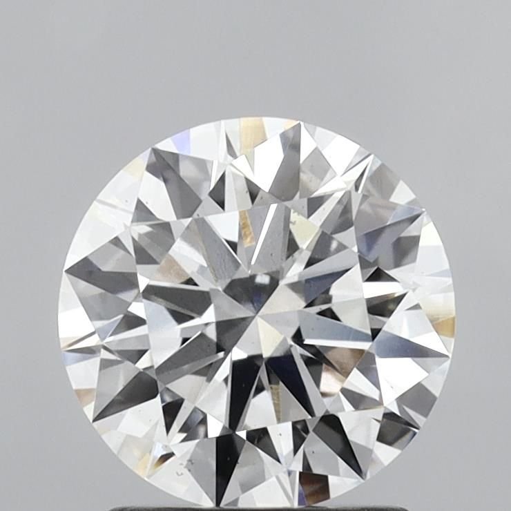 1.63ct F VS2 Rare Carat Ideal Cut Round Lab Grown Diamond