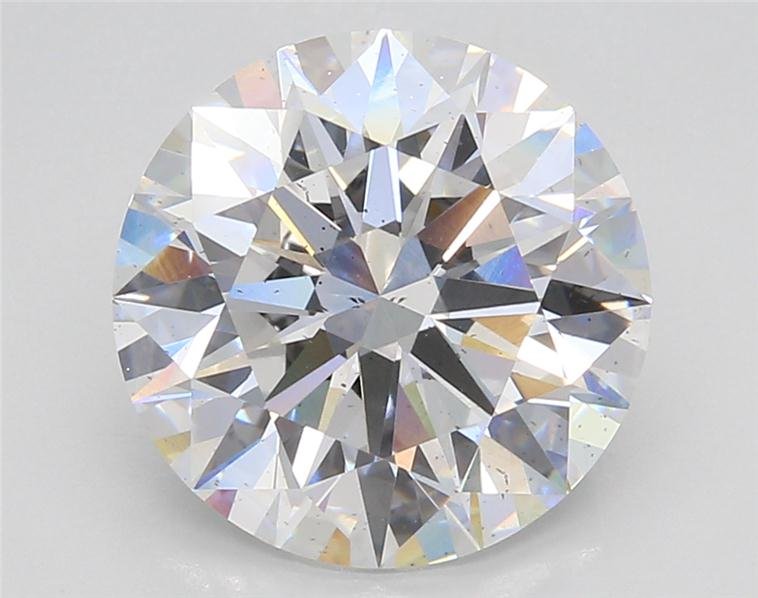 5.01ct E SI1 Rare Carat Ideal Cut Round Lab Grown Diamond