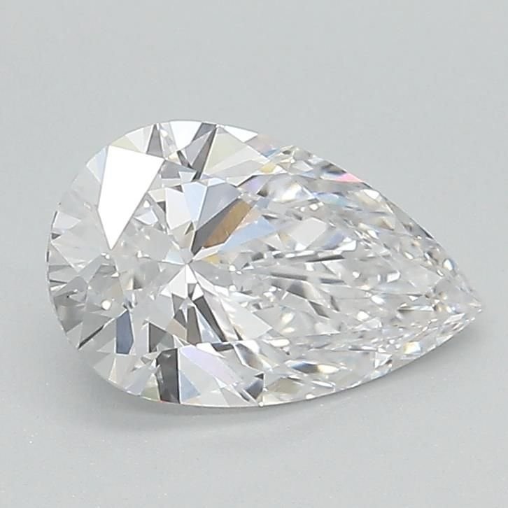 1.08ct D VVS1 Rare Carat Ideal Cut Pear Lab Grown Diamond