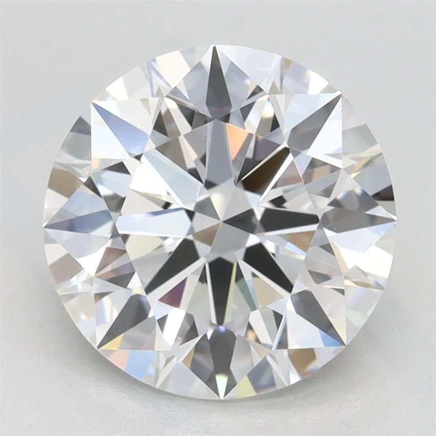 2.72ct D VVS1 Rare Carat Ideal Cut Round Lab Grown Diamond