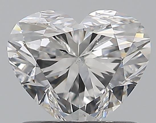 0.81ct F SI1 Rare Carat Ideal Cut Heart Diamond