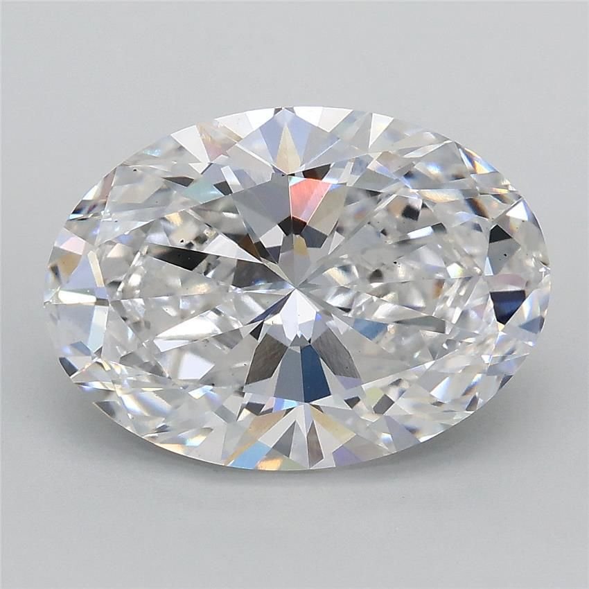 3.50ct D VS2 Rare Carat Ideal Cut Oval Lab Grown Diamond