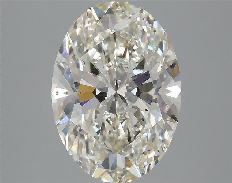 2.72ct H VS2 Rare Carat Ideal Cut Oval Lab Grown Diamond