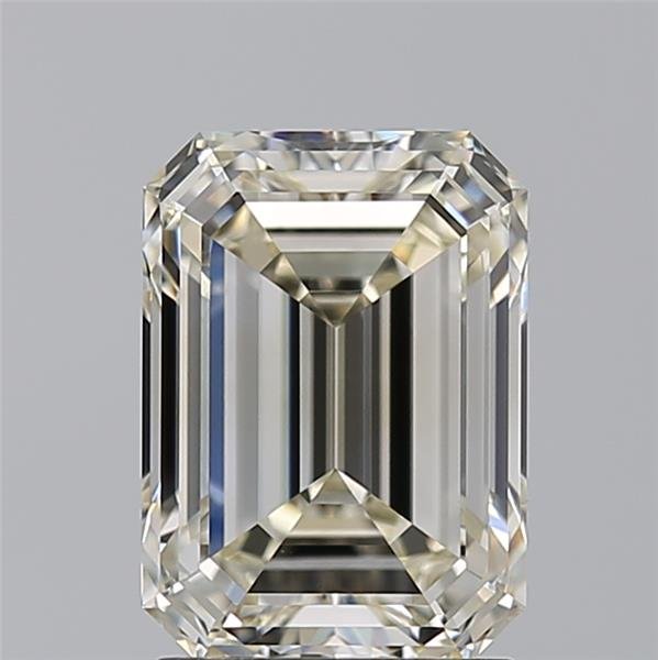 2.21ct K VVS2 Rare Carat Ideal Cut Emerald Diamond