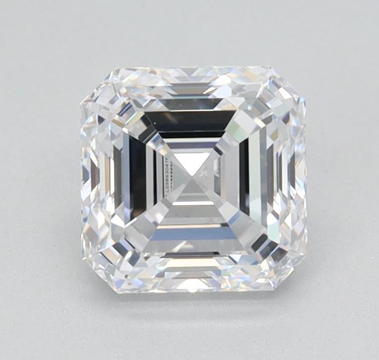 0.91ct D VS1 Rare Carat Ideal Cut Asscher Lab Grown Diamond