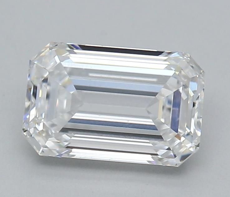 2.08ct D VS1 Rare Carat Ideal Cut Emerald Lab Grown Diamond