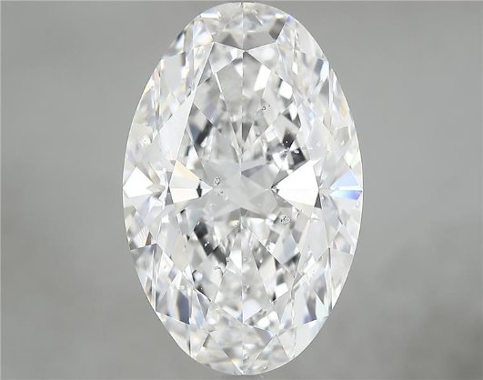 7.03ct D SI2 Excellent Cut Oval Diamond