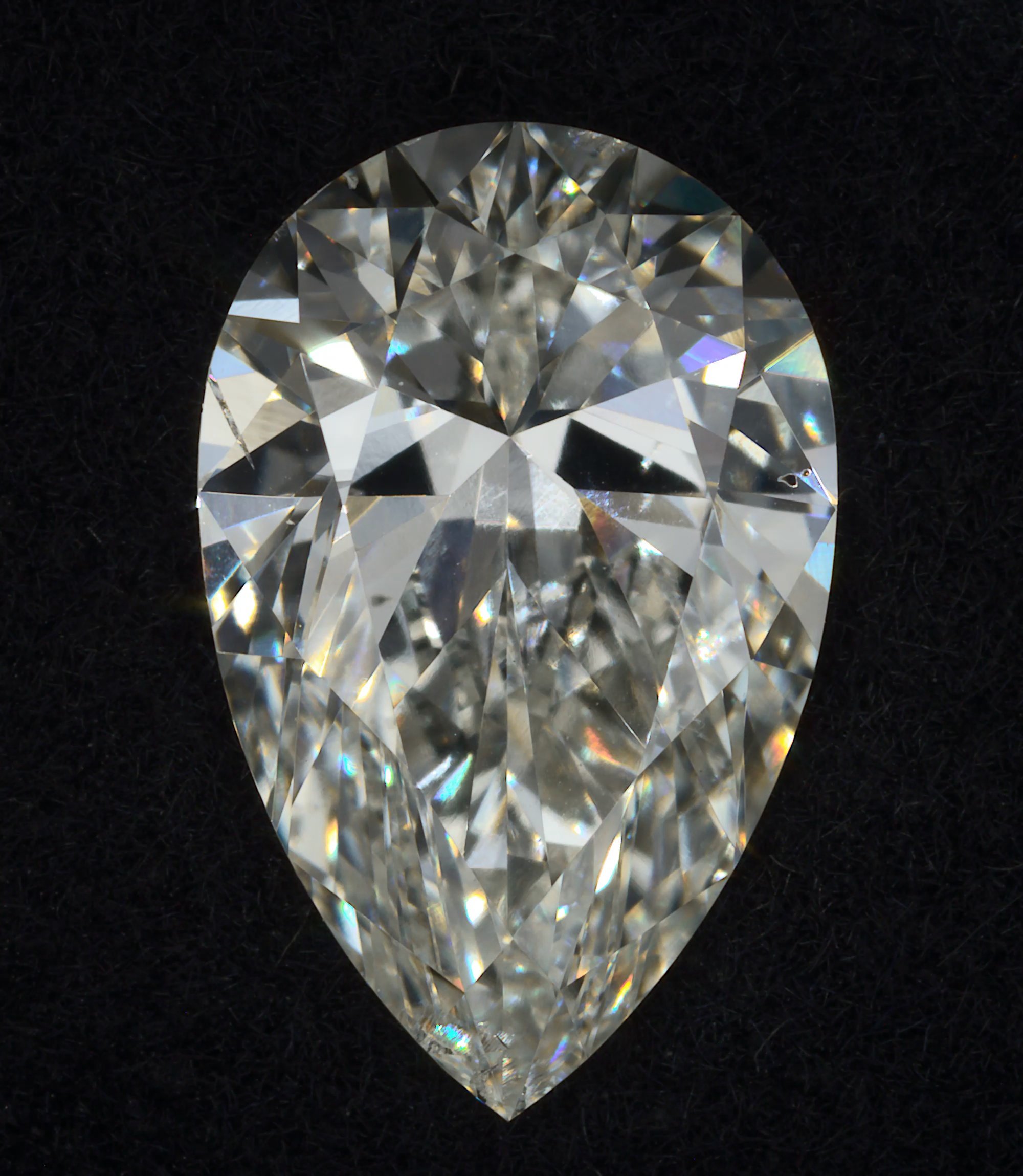 1.55ct J SI1 Rare Carat Ideal Cut Pear Lab Grown Diamond