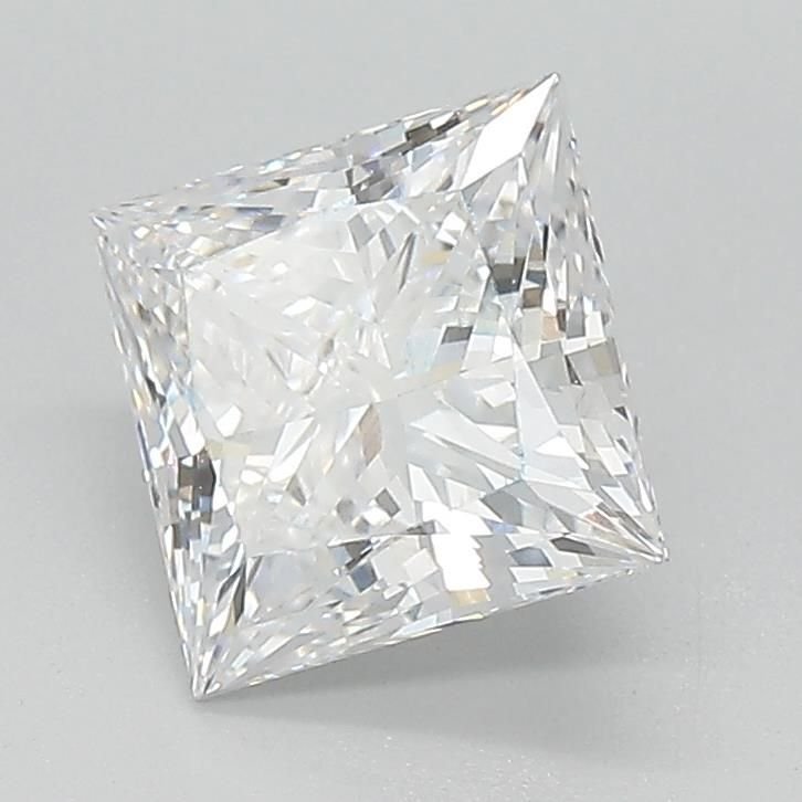 1.63ct F VS1 Rare Carat Ideal Cut Princess Lab Grown Diamond