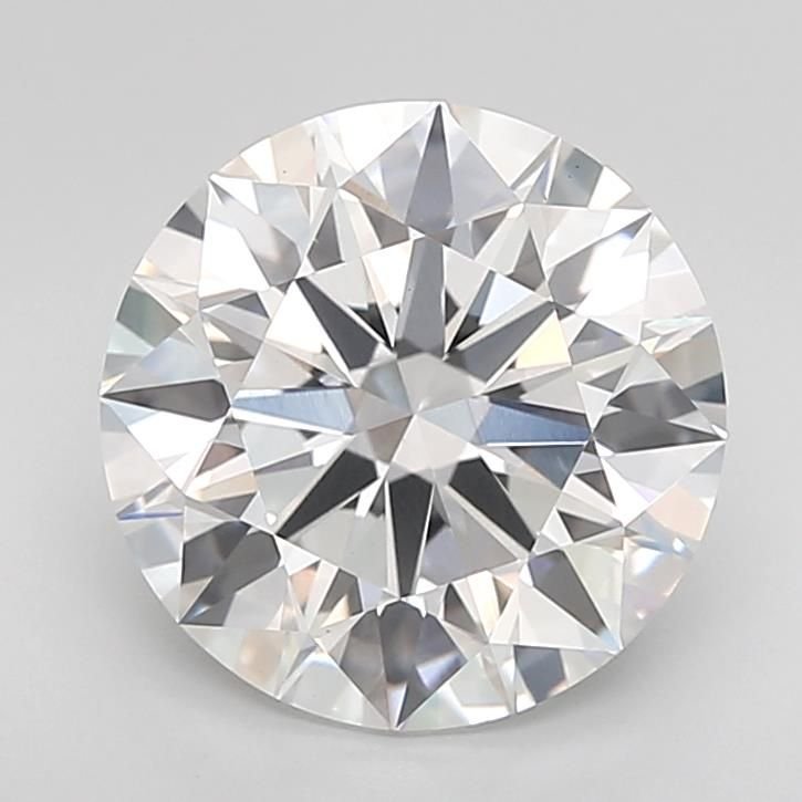 3.74ct E VS1 Rare Carat Ideal Cut Round Lab Grown Diamond