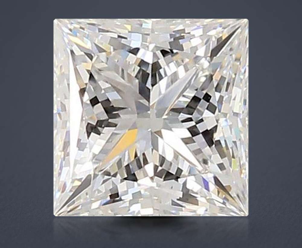 1.55 Carat Princess Lab Diamond