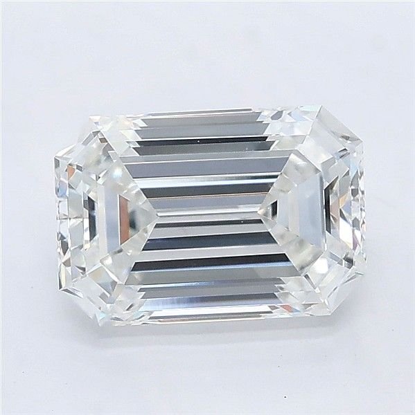 2.27ct D VS1 Excellent Cut Emerald Lab Grown Diamond