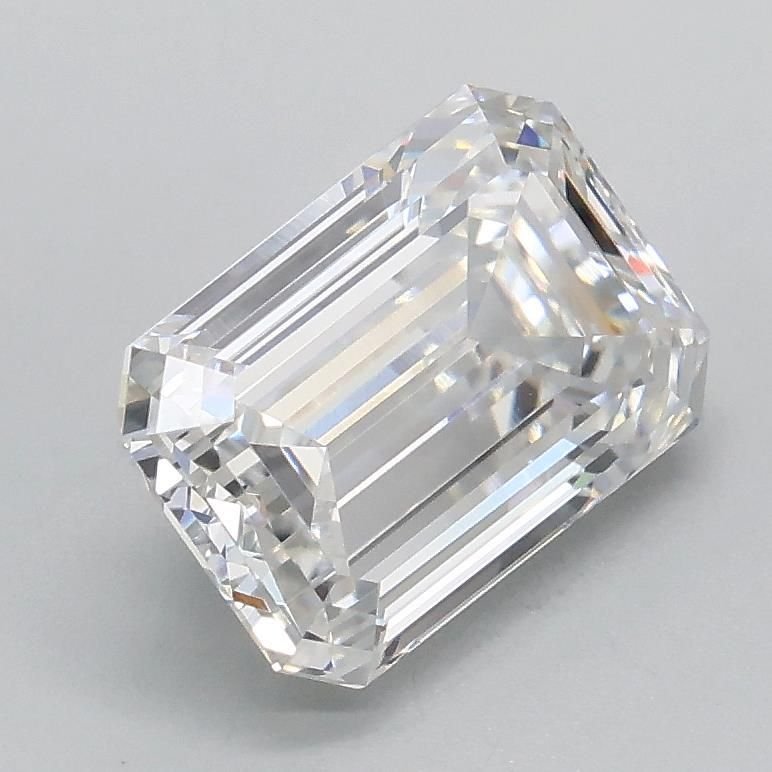 1.59ct F VS1 Rare Carat Ideal Cut Emerald Lab Grown Diamond