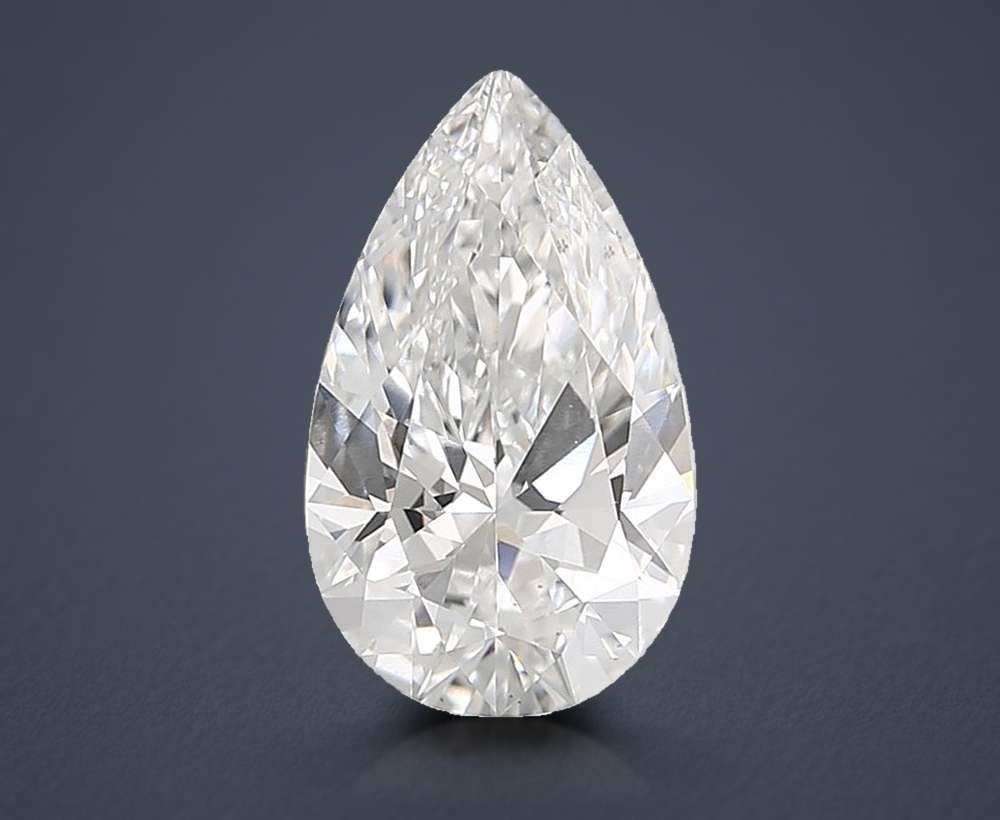 3.00 Carat Pear Lab Diamond