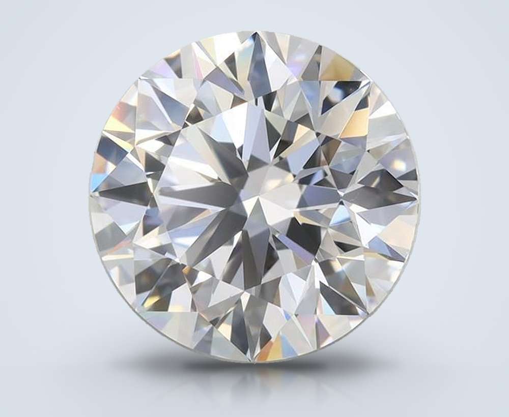 3.72 Carat Round Lab Diamond