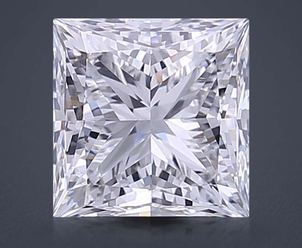 2.74 Carat Princess Lab Diamond