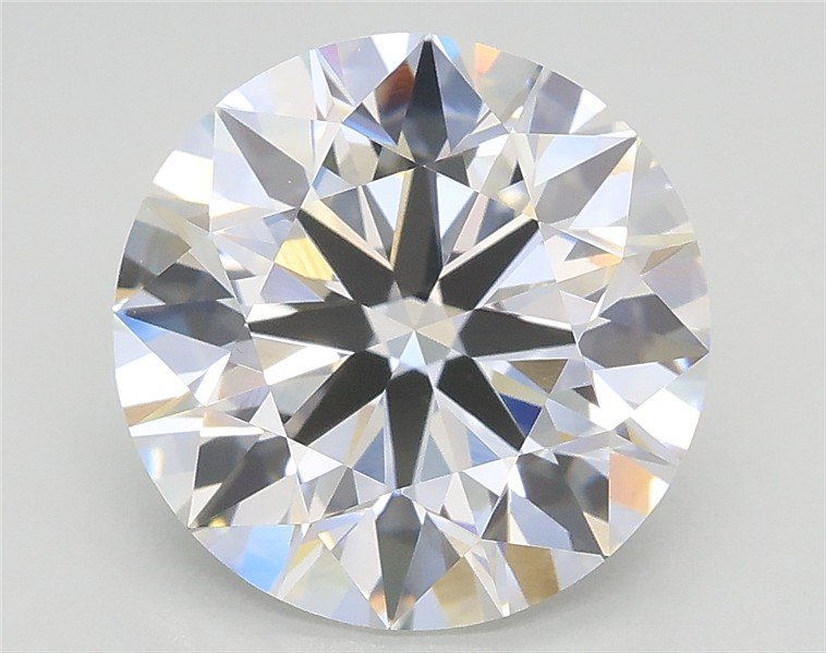 3.50ct F VVS2 Rare Carat Ideal Cut Round Lab Grown Diamond