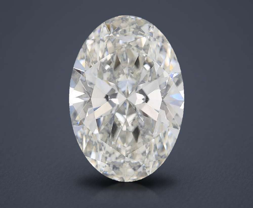 7.73 Carat Oval Lab Diamond