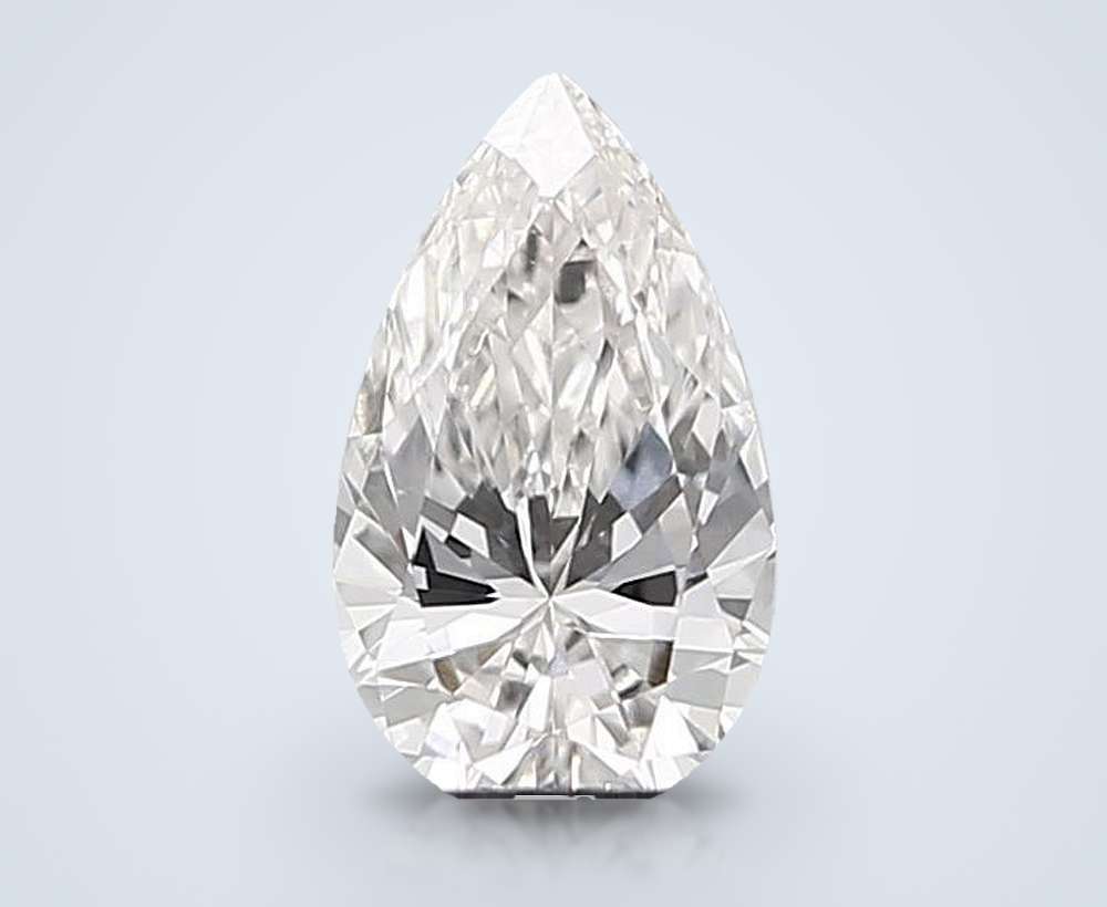 0.58 Carat Pear Lab Diamond