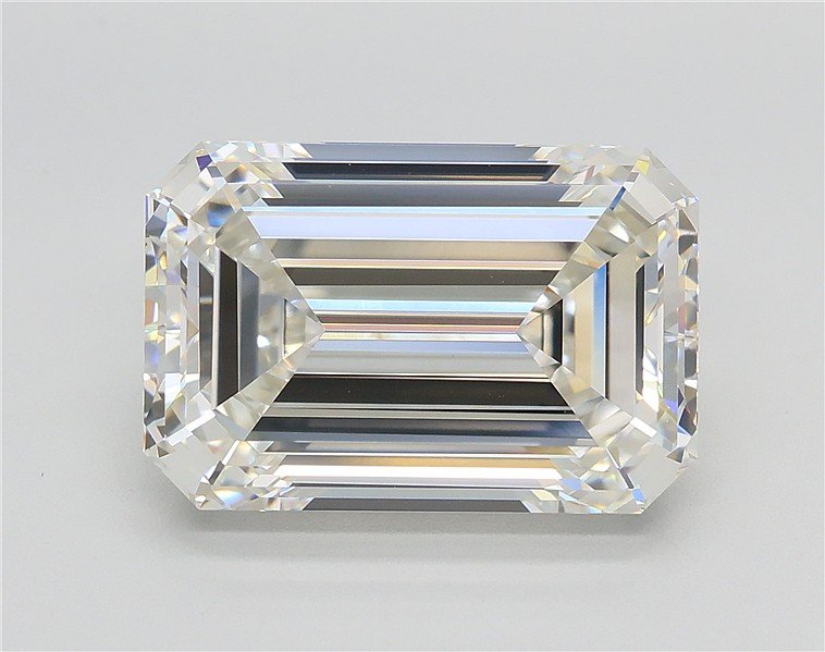 7.05ct H VVS2 Rare Carat Ideal Cut Emerald Lab Grown Diamond