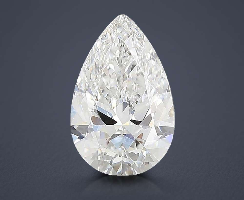 10.01 Carat Pear Lab Diamond
