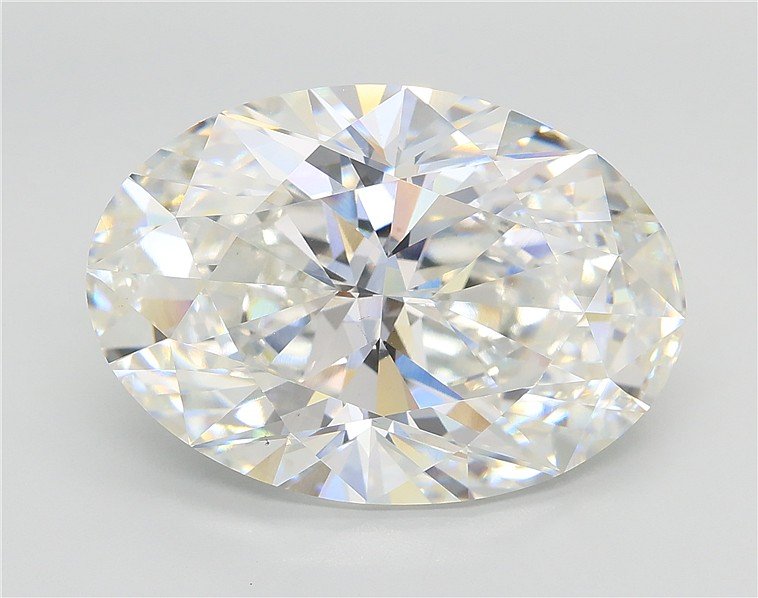 10.01ct F VS1 Rare Carat Ideal Cut Oval Lab Grown Diamond