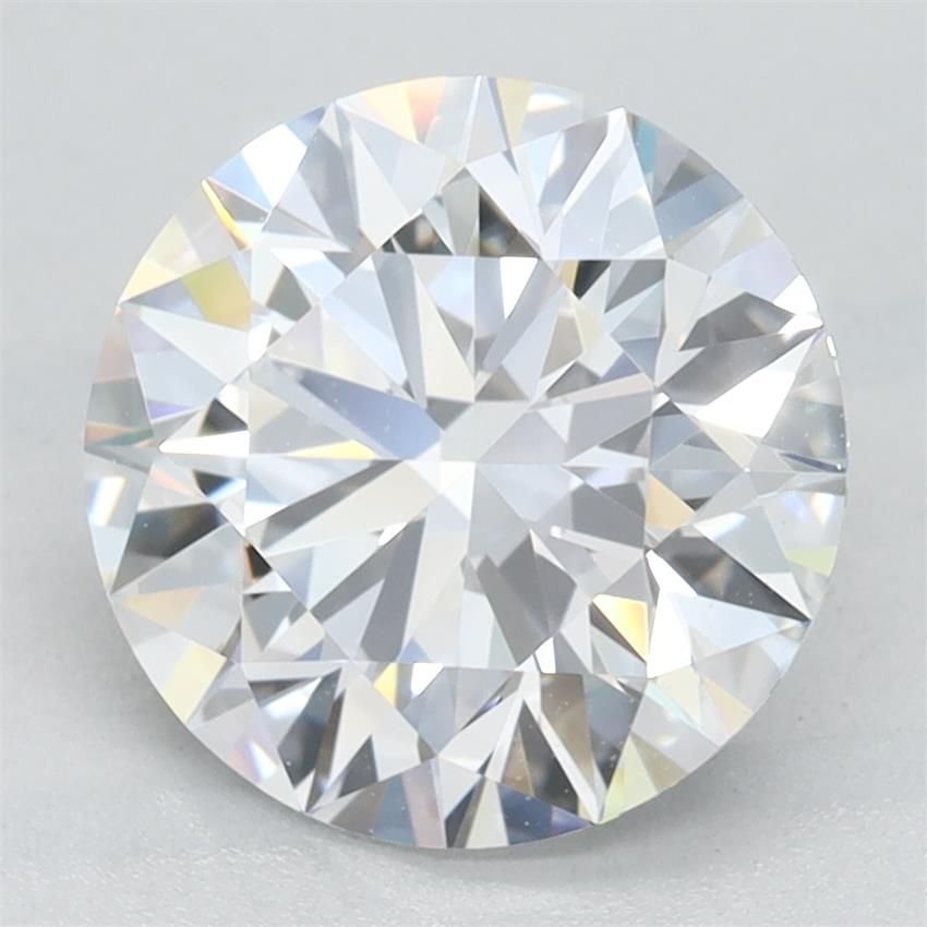2.52ct D VVS1 Rare Carat Ideal Cut Round Lab Grown Diamond