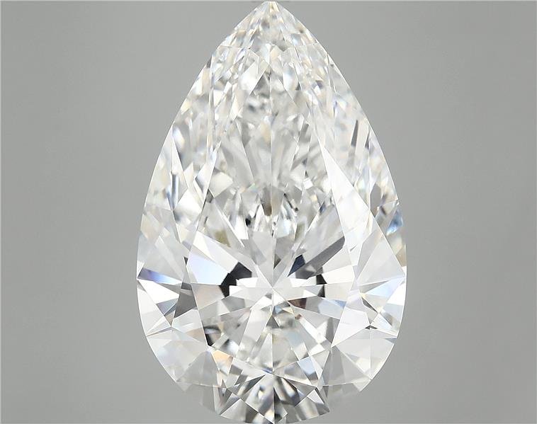 11.08ct F VVS2 Rare Carat Ideal Cut Pear Lab Grown Diamond