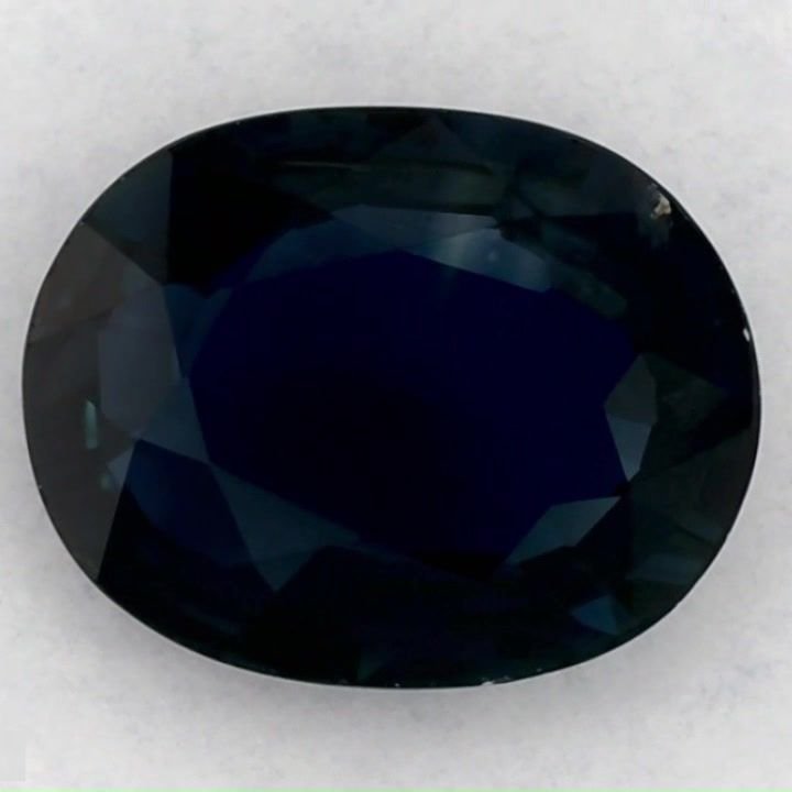 1.86 Carat Green Oval Sapphire