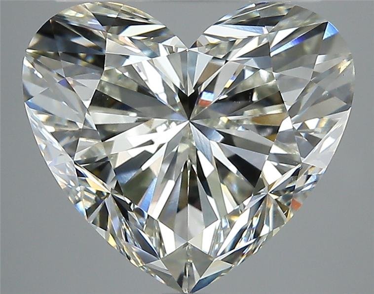 5.01ct K VS2 Rare Carat Ideal Cut Heart Diamond