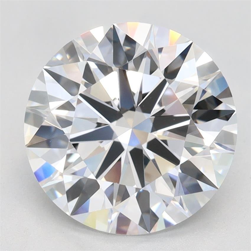 2.61ct D VVS1 Rare Carat Ideal Cut Round Lab Grown Diamond