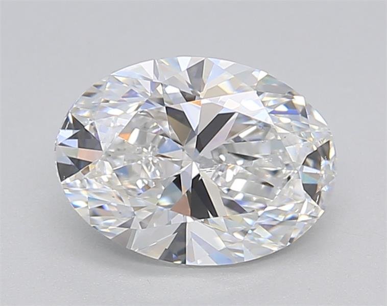 1.51ct D SI1 Rare Carat Ideal Cut Oval Lab Grown Diamond