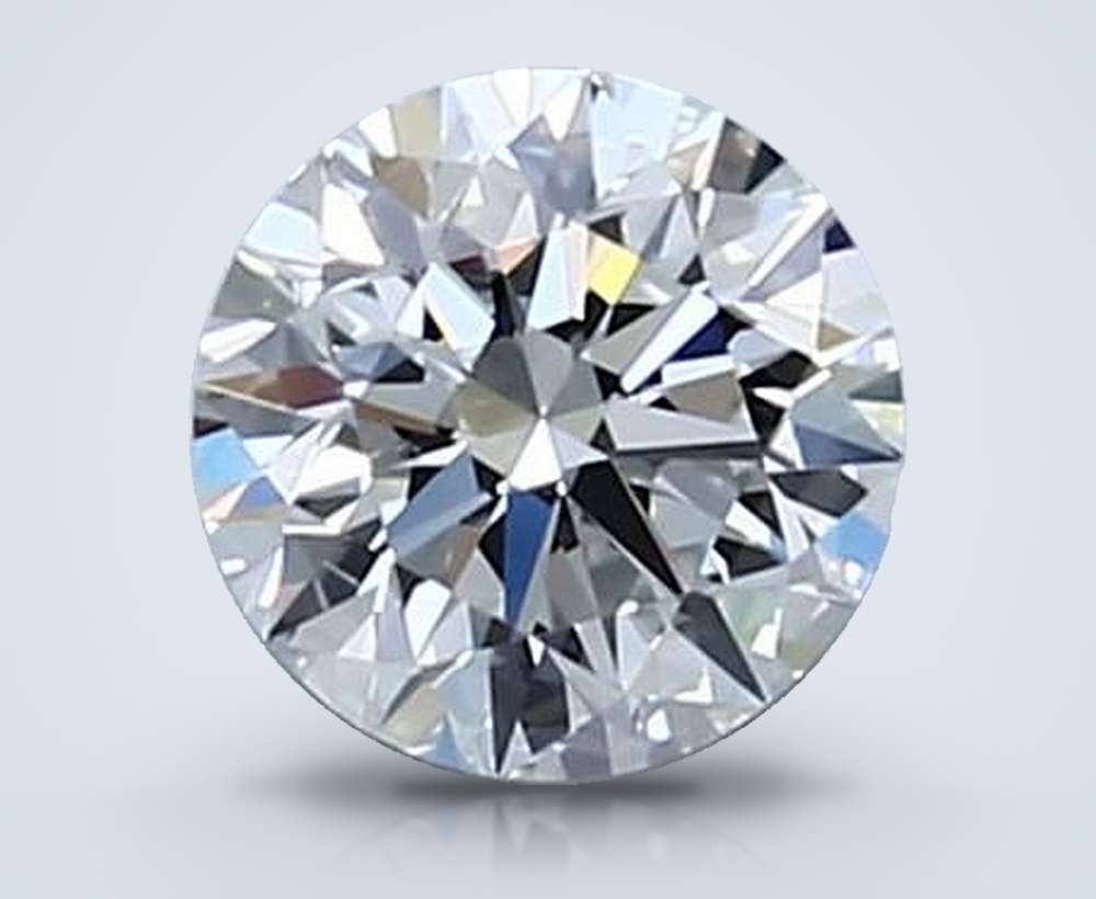 0.51 Carat Round Natural Diamond