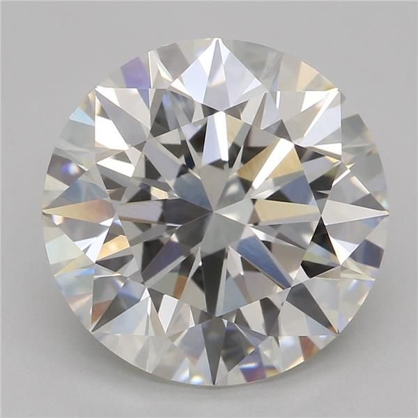 4.06ct F VVS2 Rare Carat Ideal Cut Round Lab Grown Diamond