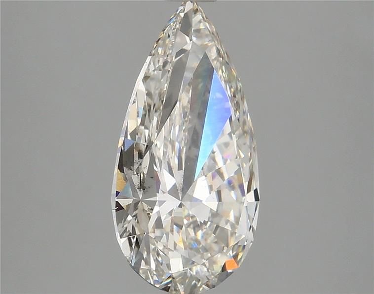 2.97ct H VS2 Rare Carat Ideal Cut Pear Lab Grown Diamond