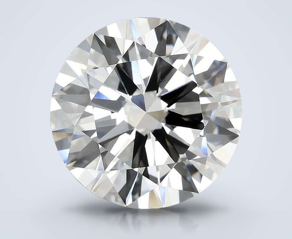 6.81 Carat Round Lab Diamond