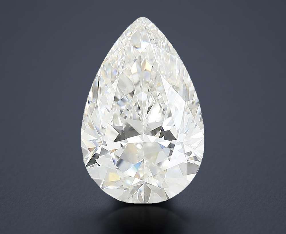7.40 Carat Pear Lab Diamond
