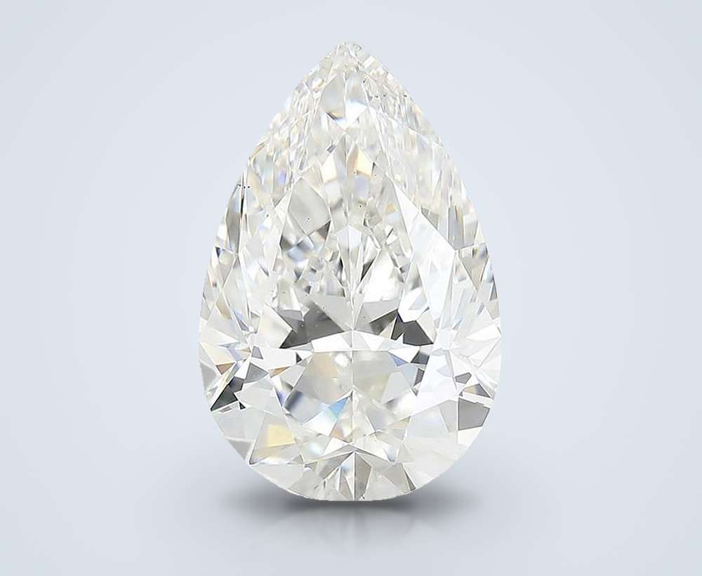 7.40 Carat Pear Lab Diamond