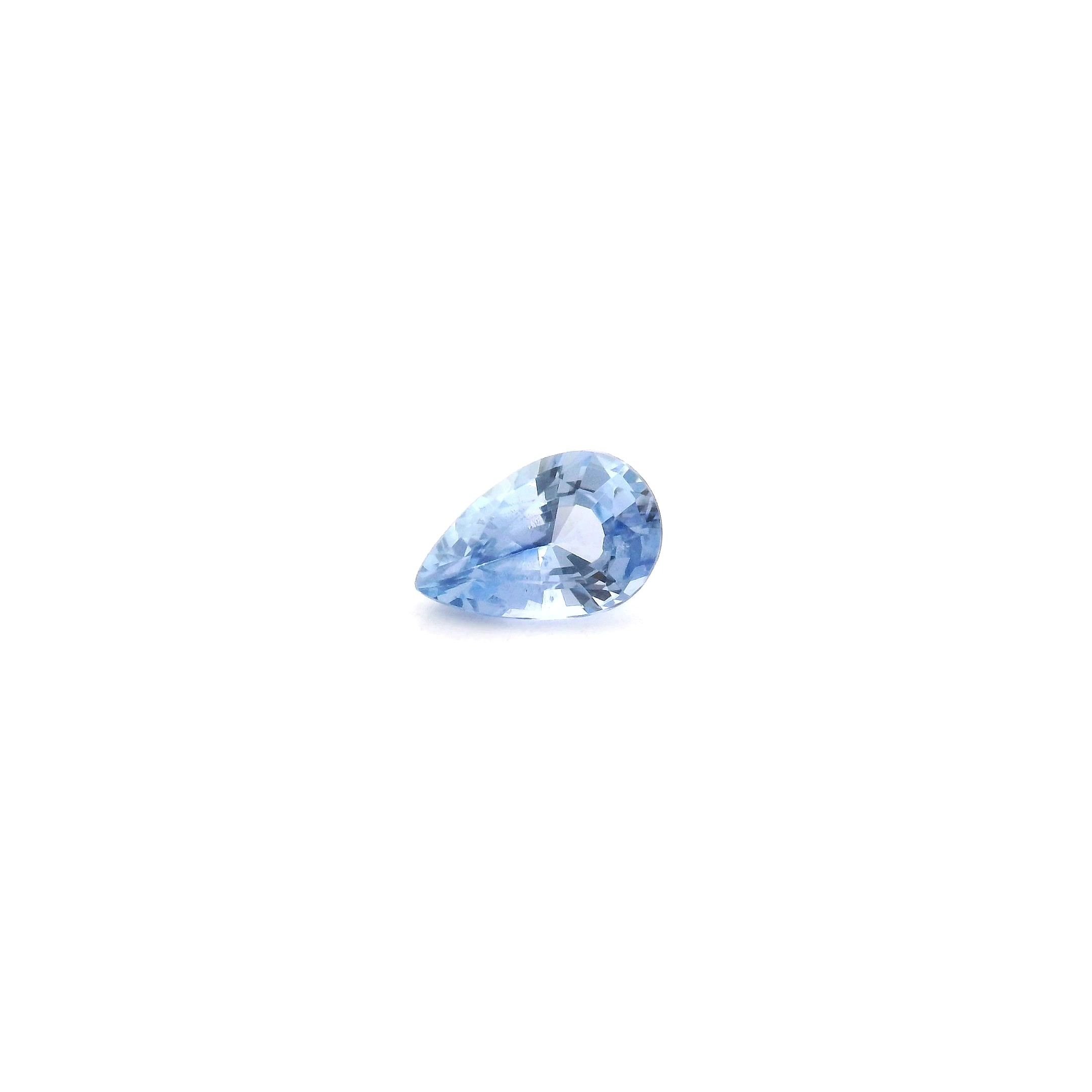 0.45 Carat Blue Pear Sapphire