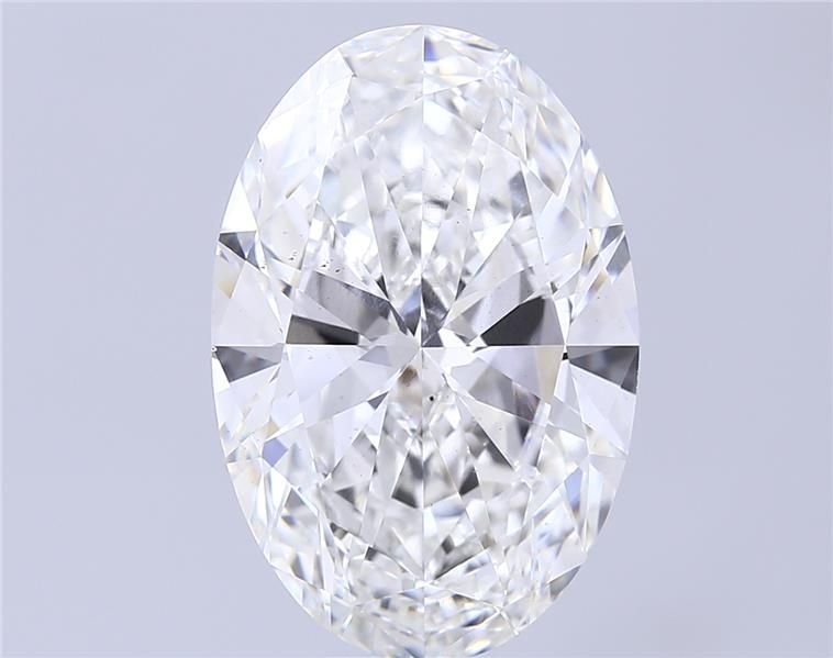 10.04ct F VS2 Very Good Cut Oval Lab Grown Diamond