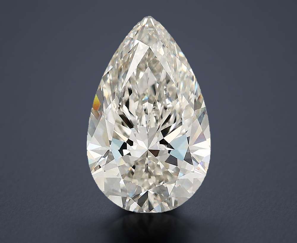 3.00 Carat Pear Lab Diamond