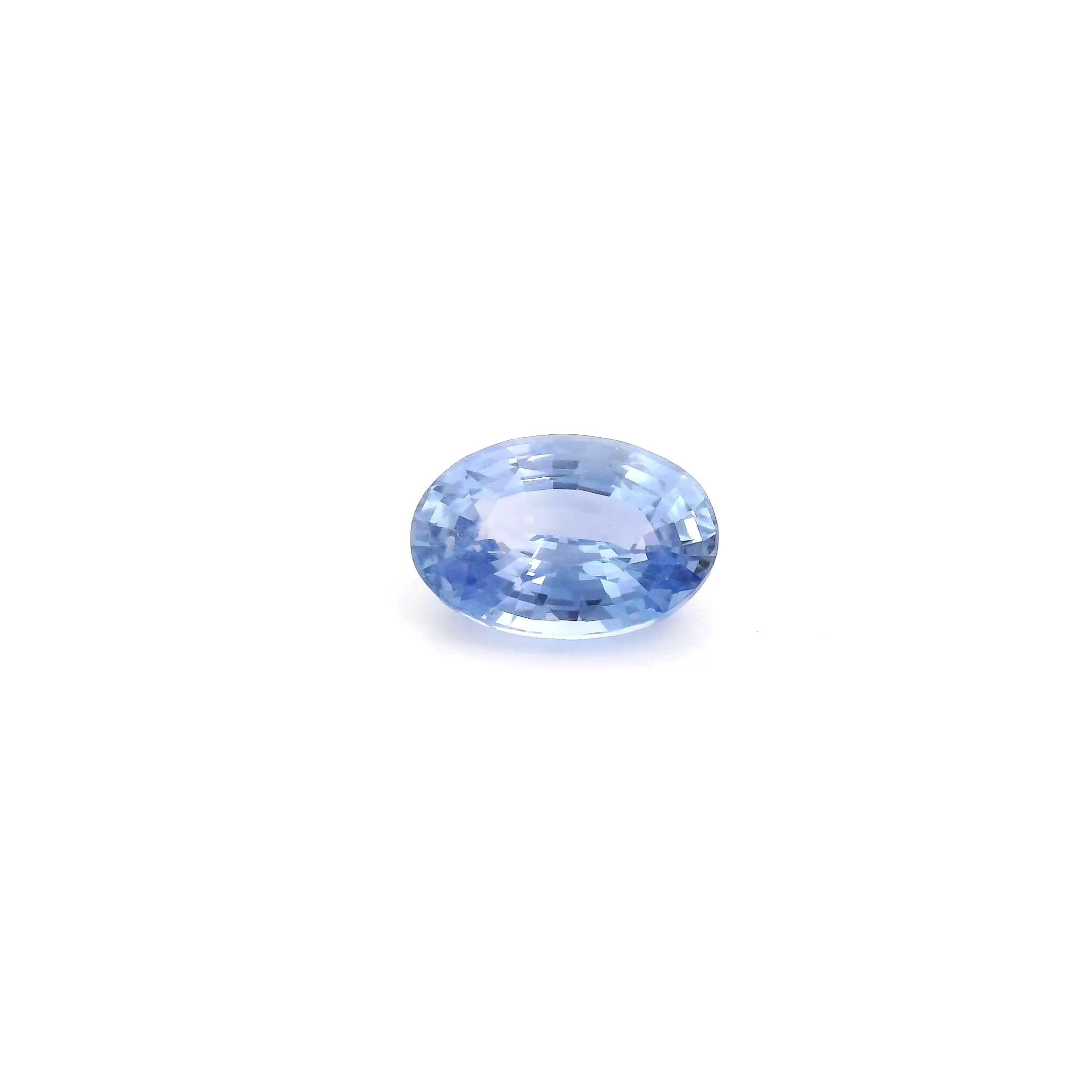 0.91 Carat Blue Oval Sapphire