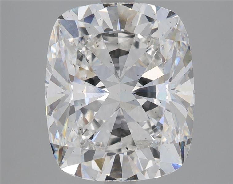 4.16ct F SI1 Rare Carat Ideal Cut Cushion Lab Grown Diamond