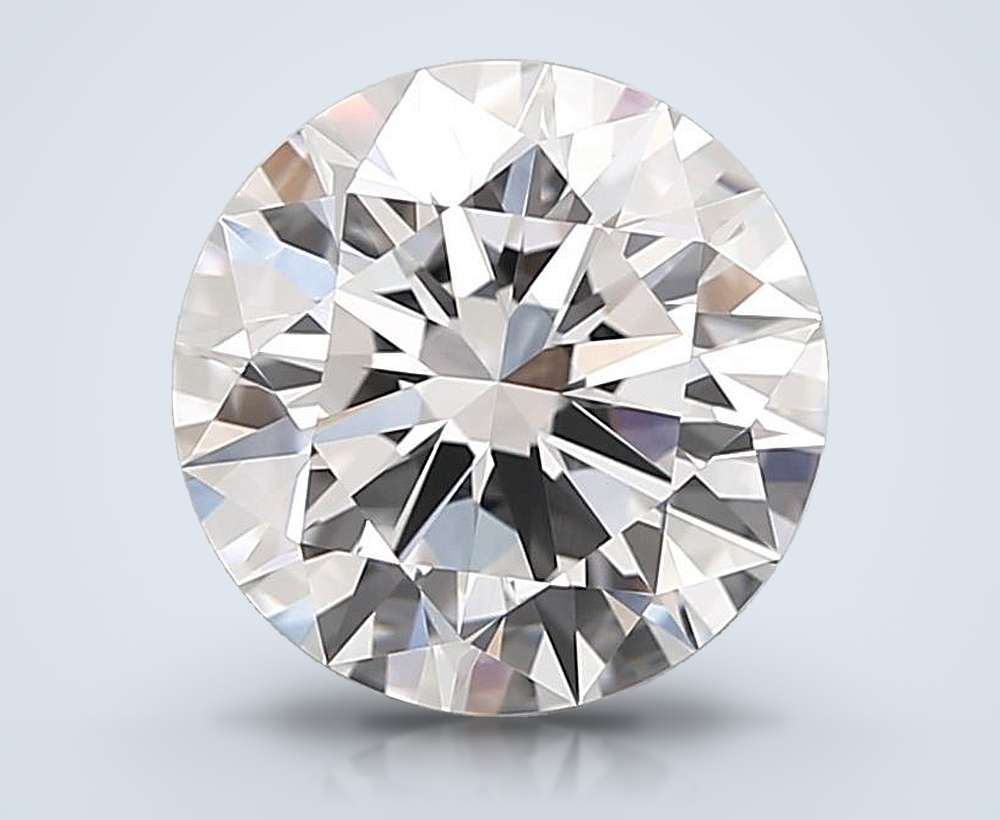 4.04 Carat Round Lab Diamond