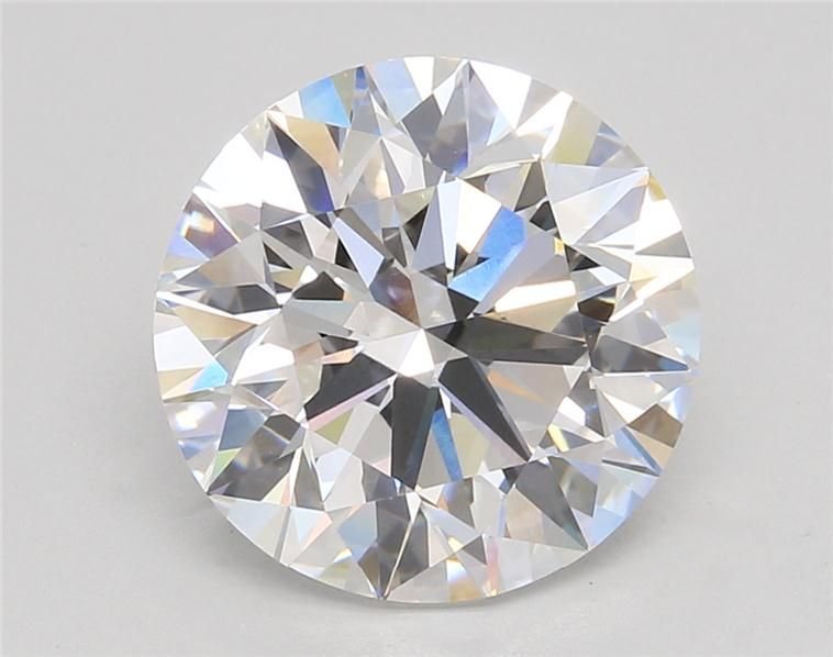 5.06ct F VVS2 Rare Carat Ideal Cut Round Lab Grown Diamond